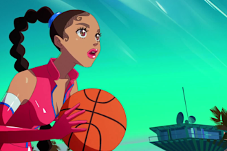 do animated music video, 2d anime fighting japanese, 2d cartoon video short film