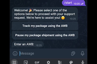 create a custom telegram bot for automation, ecommerce, or ai tasks