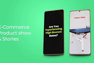 create ecommerce product videos and social media stories
