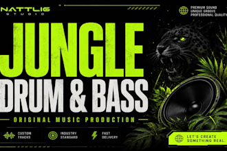 produce professional jungle music, drum and bass, neurofunk tracks
