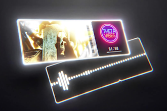 create custom dynamic music visualizers