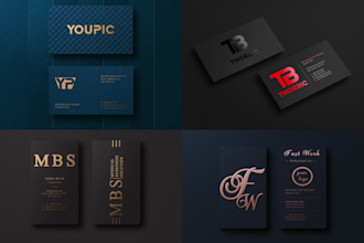 create a luxury professional business card