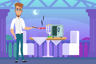 design 2d animated marketing video and short ads video
