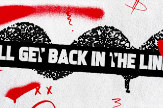 create an engaging animated lyric video with unique motion graphics