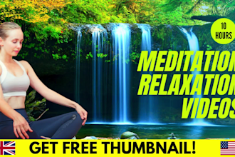 create meditation and relaxing music videos
