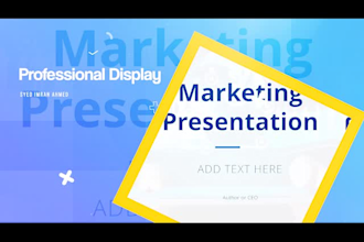 design a marvelous business powerpoint and corporate ppt