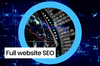 do full website SEO and graphic design