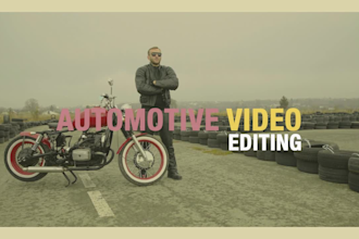 do automtive and travell video editing