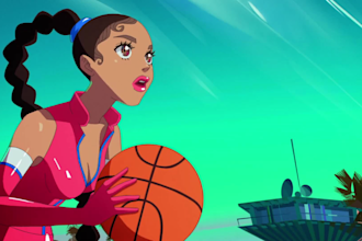 2d cartoon music video animation 2d animated video trailer, fighting anime style
