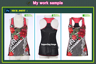 do clothing product photo retouching and ghost mannequin editing service