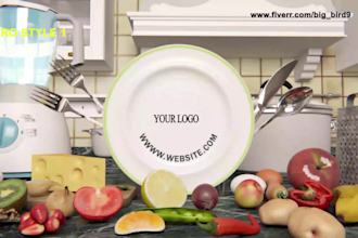 food cooking channel youtube intro video opener promo