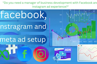 setup campaigns for facebook ad, instagram ads, and meta ad
