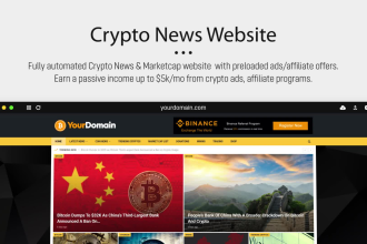 build cryptocurrency affiliate website for making money