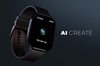 do 3d gadget, 3d watch product videos explainer animations for amazon, shopify