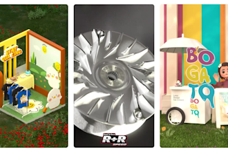 create professional 3d product animation