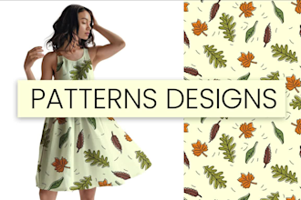 design unique seamless repeat pattern design