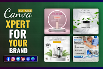 be canva expert  for your brand