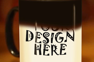 create video ads for your heat changing mug