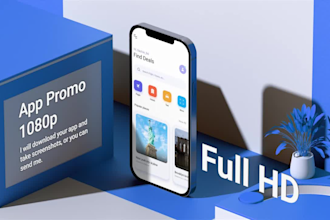 create a promo video for your website and app