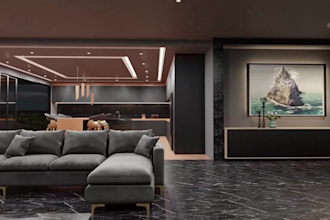 3d rendering architectural interior design, bedroom rendering and renovation ue5