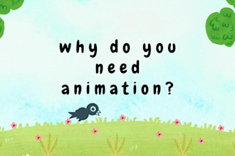 make you an animated commercial video