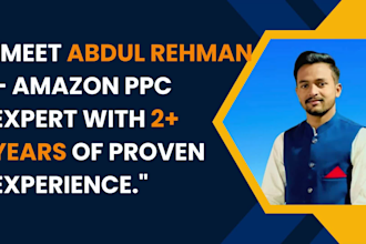 be your professional amazon PPC ads expert campaign manager and sponsored ads