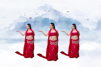 dance to your song with red silk