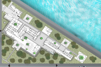 render 2d floor plan, section, elevation, site plan, master plan in photoshop