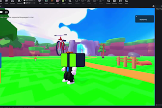 build high quality roblox map, low poly, roblox lobby, cafe and environment
