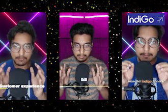 create male indian spokesperson video