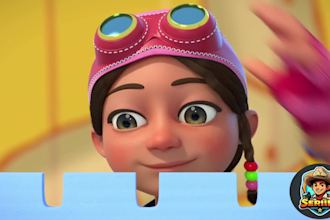 vibrant 3d kids animation 3d kids model 3d cartoon animation 3d kids ryhme