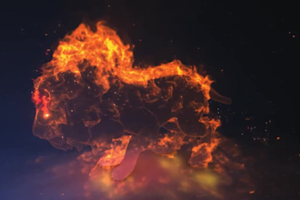 gaming intro or logo animation