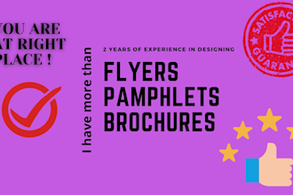 design corporate flyer,food flyer or pamphlet