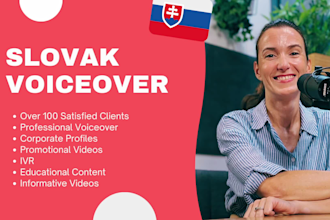 record slovak female voiceover