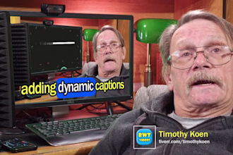 add dynamic captions to video in sync with highlighted words