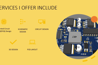 do pcb, schematic and circuit design