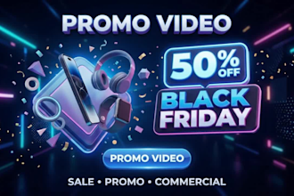 create black friday video ads, cyber monday, ai video ads, promo sales