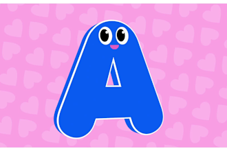create educational 2d kids learning videos