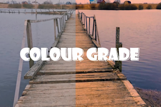 do color grading and cinematic looking video editing for youtube and reels