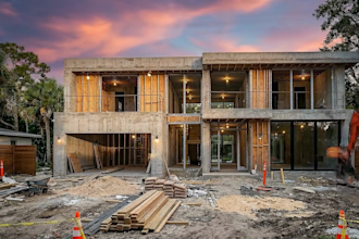 create ai construction and building timelapse videos