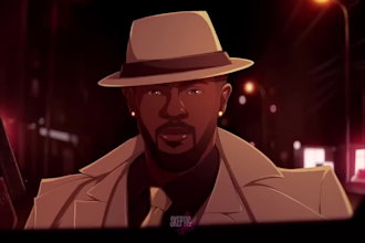 2d cartoon music video, character animation, 2d anime style, 2d animation video