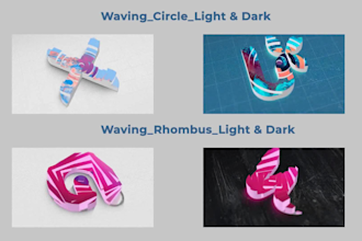 create 3d animated logo intro or youtube intro videos