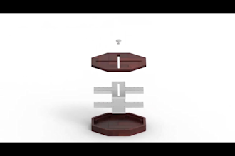 do 3d cad design, create step ,stl file for 3d printing