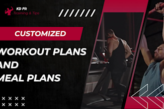expertly create a customized workout plan and diet plans