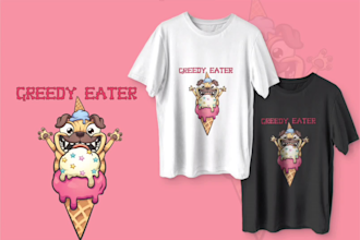 design typography, streetwear, graphic tshirt and merchandise clothing