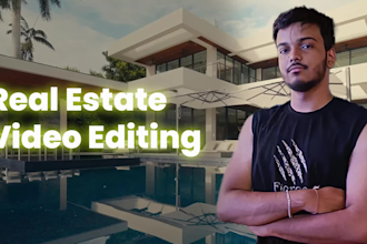 do professional property real estate video edits