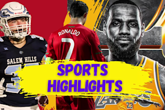 edit sports highlights sports video recruitment football basketball