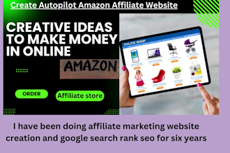create an autopilot amazon affiliate website with autoblog