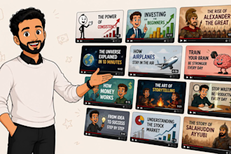 create ai finance and history explainer youtube videos