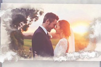 create a professional photo slideshow video with music